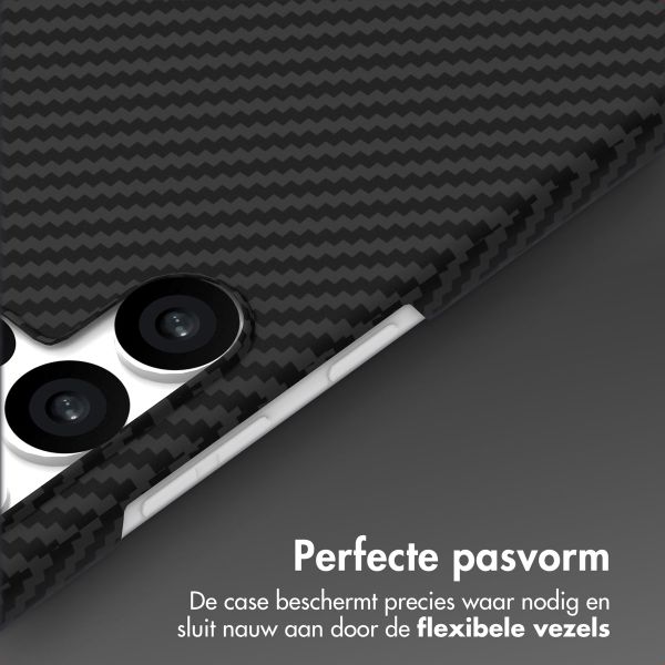 Accezz MagSafe Kevlar Backcover Samsung Galaxy S23 Ultra - Zwart