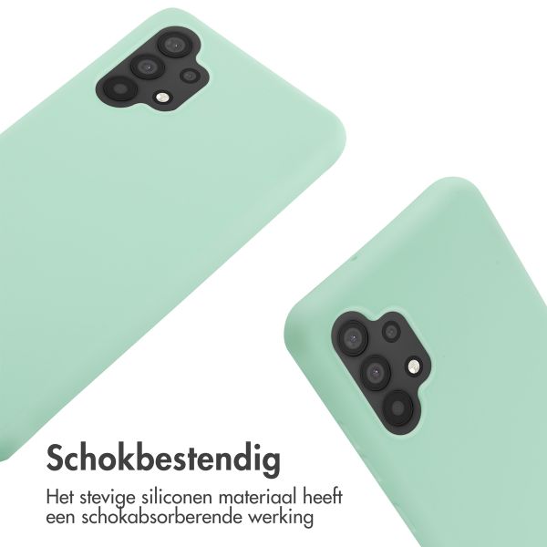 imoshion Siliconen hoesje met koord Samsung Galaxy A32 (4G) - Mintgroen