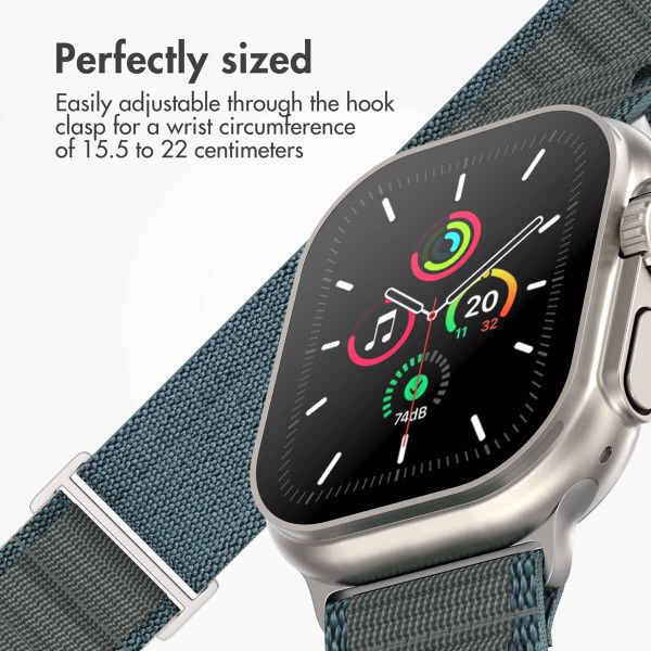 imoshion Nylon Alpine Band Apple Watch | 38/40/41/42 mm - Blue