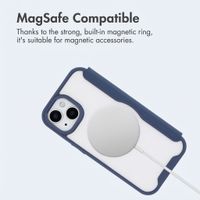 imoshion Transparent Bookcase with MagSafe Apple iPhone 15 - Blue