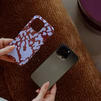 Selencia Vivid Backcover met MagSafe Apple iPhone 13 - Moo'd Lavender Glow