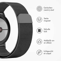 imoshion Milanees magnetisch bandje Google Pixel Watch / Watch 2 / Watch 3 / Watch 4 (41 mm) - Zwart