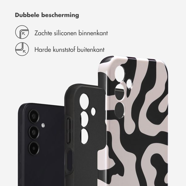 Selencia Vivid Backcover Samsung Galaxy A15 (5G/4G) - Art Wave Black
