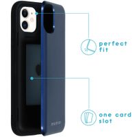 imoshion Backcover met pashouder iPhone 11 - Donkerblauw