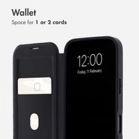 imoshion Transparent Wallet Case with MagSafe Apple iPhone 18 Pro Max / 17 Pro Max - Black