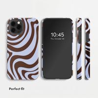 Selencia Vivid Back Cover Apple iPhone 12 (Pro) - Dream Swirl Chocolate
