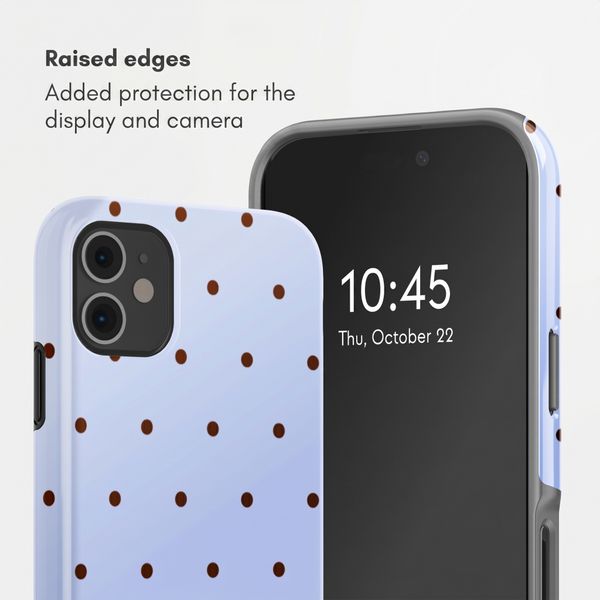 Selencia Vivid Back Cover Apple iPhone 11 - Happy Dots Digital Sky
