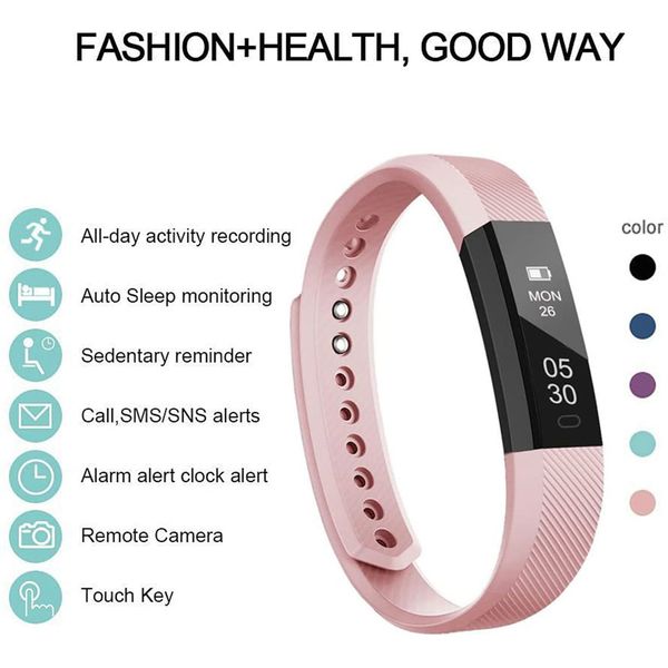 Lintelek Activity tracker - Roze