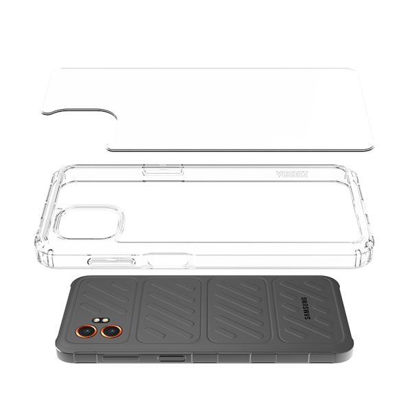 Accezz Xtreme Impact Backcover Samsung Galaxy Xcover 7 Pro - Transparant