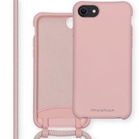 imoshion Color Backcover met afneembaar koord iPhone SE (2022 / 2020) / 8 / 7 - Roze