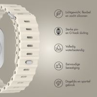 Accezz Ocean bandje Apple Watch Series 1 - 11 / SE / Ultra (44/45/46/49 mm) - Sterrenlicht