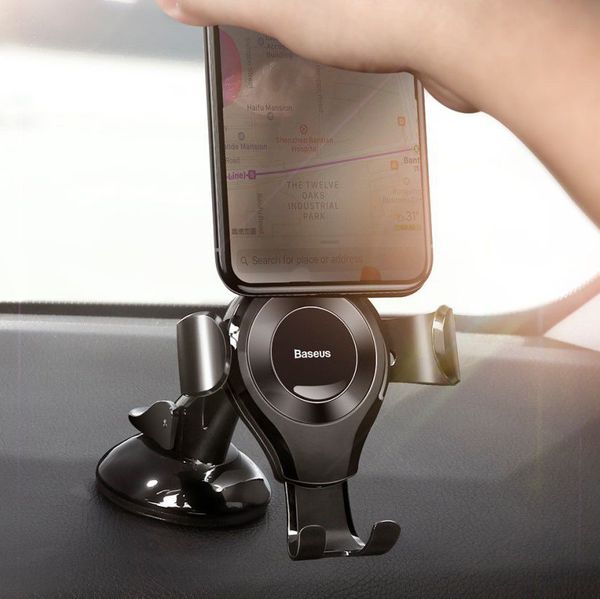 Baseus Osculum Type Gravity Car Mount - Telefoonhouder auto - Dashboard - Zwart