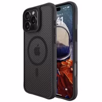 imoshion Rugged Hybrid Carbon Case met MagSafe Apple iPhone 16 Pro Max - Zwart