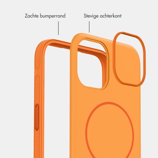 imoshion Color Backcover met Thin MagSafe Ring Apple iPhone 14 / 13 - Oranje