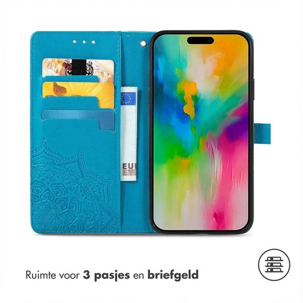 imoshion Mandala Bookcase Apple iPhone 17 - Turquoise