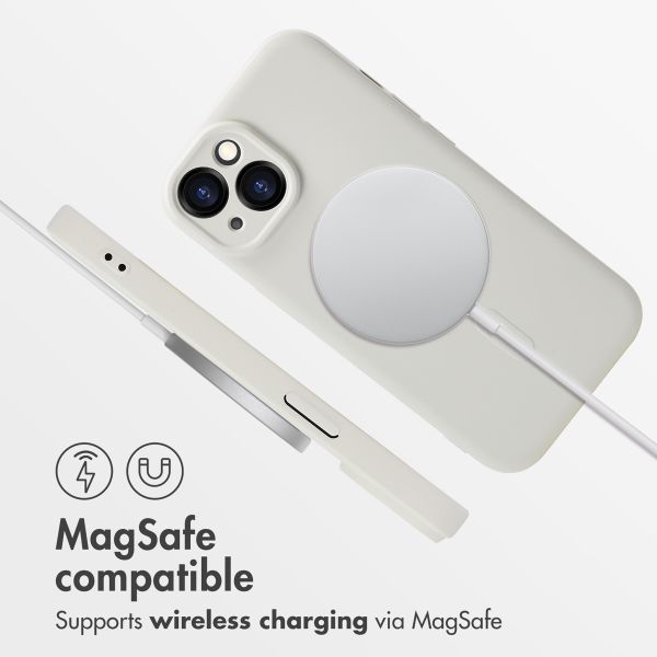 imoshion Colour Back Cover with MagSafe Apple iPhone 15 - Beige