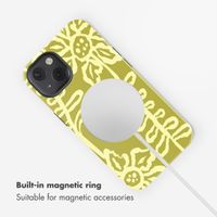 Selencia Vivid Back Cover with MagSafe Apple iPhone 13 - Chalky Bloom