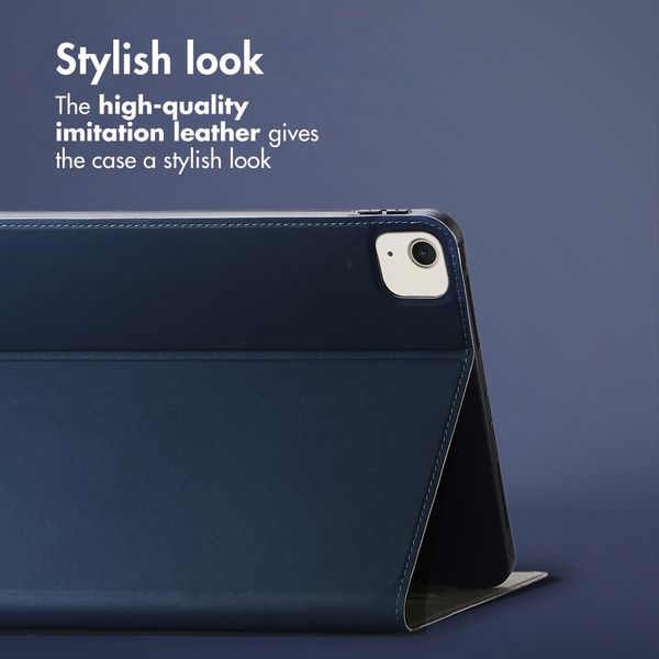 Accezz Classic Tablet Case Apple iPad Air 13 inch (2026) M4 / (2025) M3 / (2024) M2 - Dark Blue