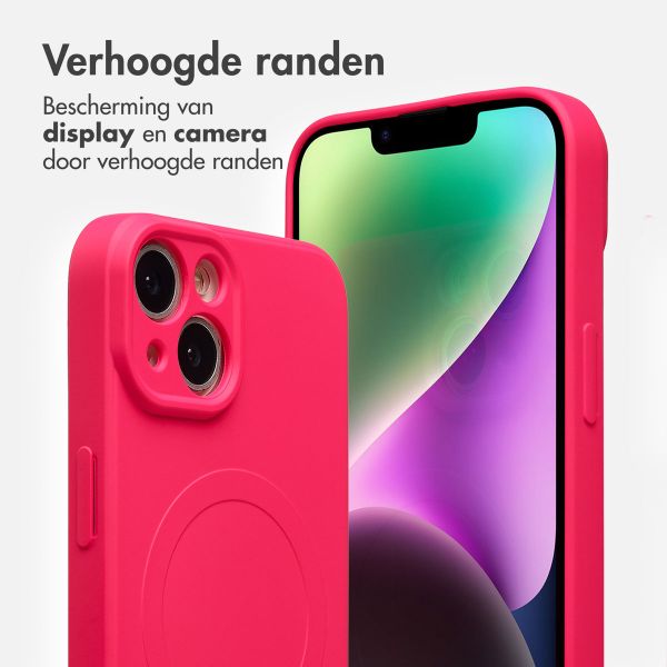 imoshion Color Backcover met MagSafe Apple iPhone 14 - Neon Pink