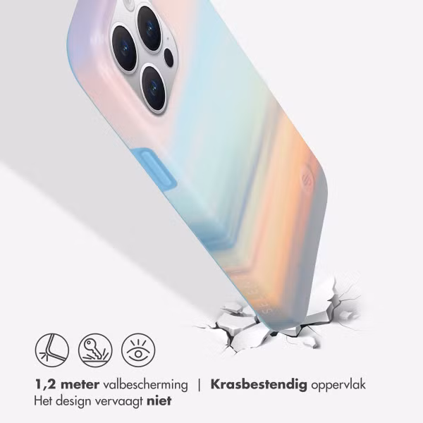 Selencia Aurora Fashion Backcover Apple iPhone 15 Pro Max - Duurzaam hoesje - 100% gerecycled - Sky Sunset Multicolor