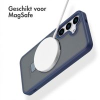Accezz Ring Stand Backcover met MagSafe Samsung Galaxy S25 - Blauw