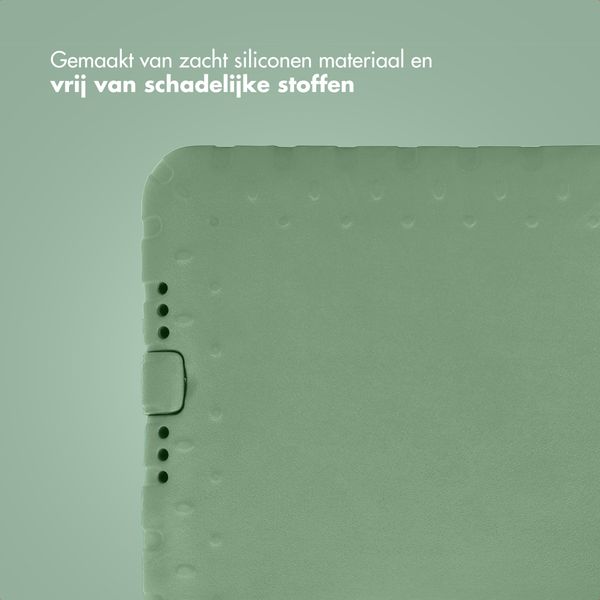 imoshion Kidsproof Backcover met handvat Apple iPad 6 (2018) 9.7 inch / iPad 5 (2017) 9.7 inch - Olive Green