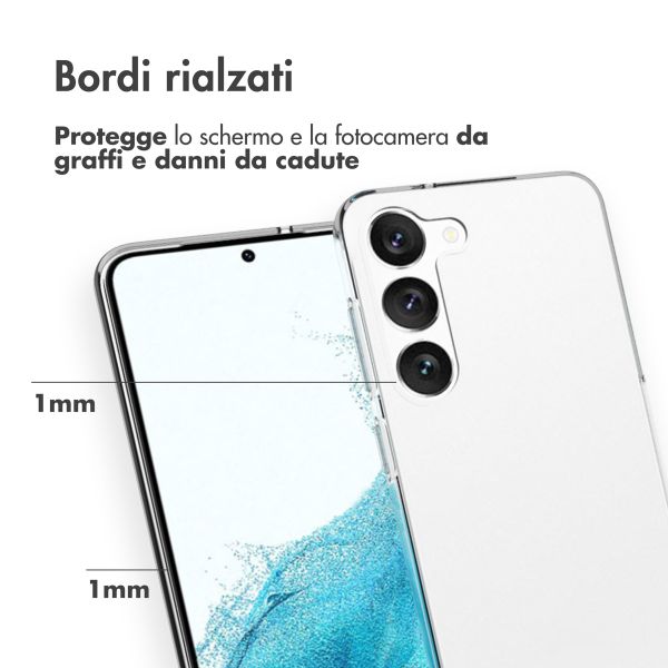 Accezz Clear Backcover Samsung Galaxy S23 - Transparant