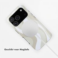 Selencia Vivid Backcover met MagSafe Apple iPhone 17 Pro - Desert Waves Beige
