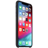 Apple Leather Backcover iPhone Xs Max - Black