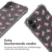 imoshion Design hoesje met koord Apple iPhone 11 - Crab Watercolor