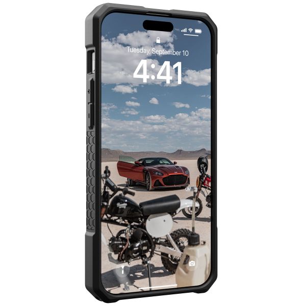 UAG Monarch Pro Backcover iPhone 15 Pro Max - Kevlar Black