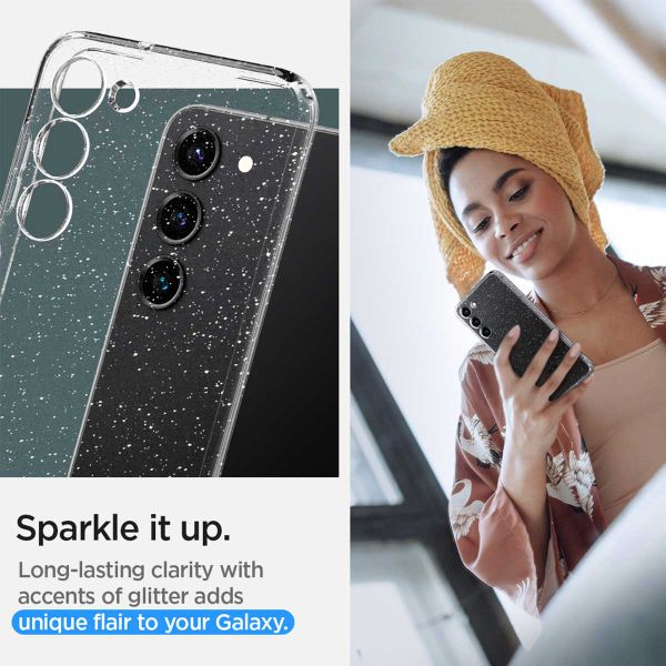 Spigen Liquid Crystal Backcover Samsung Galaxy S23 Plus - Glitter