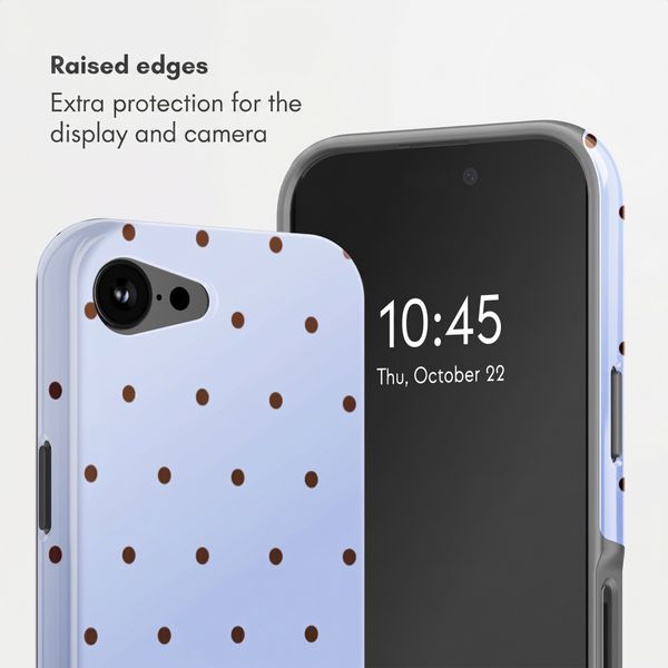 Selencia Vivid Back Cover with MagSafe Apple iPhone 17e / 16e - Happy Dots Digital Sky