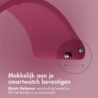 imoshion Siliconen sportbandje met gesp - Universeel 22 mm aansluiting - Fuchsia