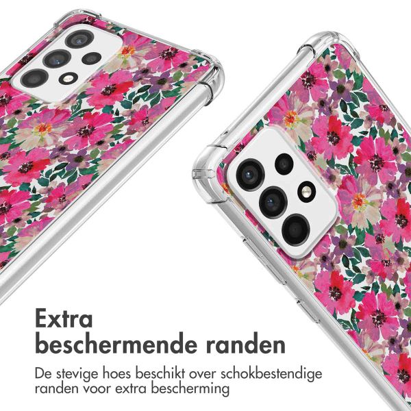 imoshion Design hoesje met koord Samsung Galaxy A53 - Flower Water