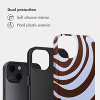 Selencia Vivid Back Cover Apple iPhone 13 - Dream Swirl Chocolate