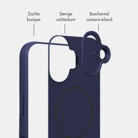 Accezz Grip Backcover met MagSafe Apple iPhone 17 - Donkerblauw