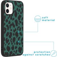 imoshion Design hoesje iPhone 12 Mini - Luipaard - Groen / Zwart