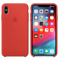 Apple Silicone Backcover Apple iPhone Xs Max - Red