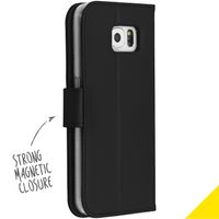 Accezz Wallet Softcase Bookcase Samsung Galaxy S6 - Zwart
