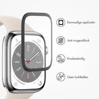 Accezz 2x Screenprotector met applicator Apple Watch Series 7-9 - 41 mm