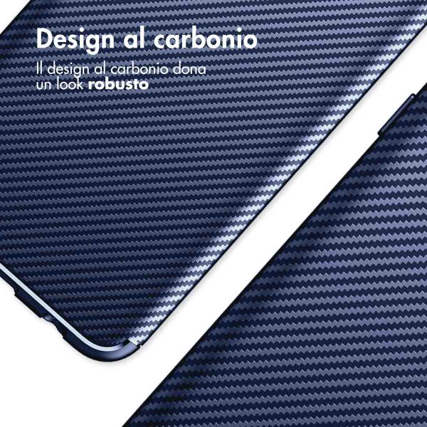 imoshion Carbon Softcase Backcover Google Pixel 7 Pro - Blauw