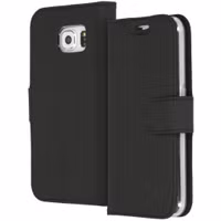 Accezz Wallet Softcase Bookcase Samsung Galaxy S6 - Zwart