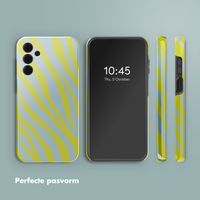 Selencia Vivid Tough Backcover Samsung Galaxy A15 (5G/4G) - Zebra Winter Sky Titanium Yellow