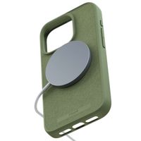 Njorð Collections Suède Comfort+ Case MagSafe iPhone 15 Pro - Olive