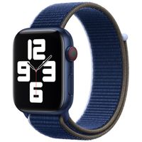 Apple Sport Loop band Apple Watch Series 1 t/m 9 / SE (38/40/41 mm) | Series 10 / 11 (42 mm) - Abyss Blue