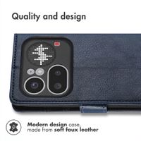 imoshion Luxury Bookcase Nothing Phone (4a) Pro - Dark Blue