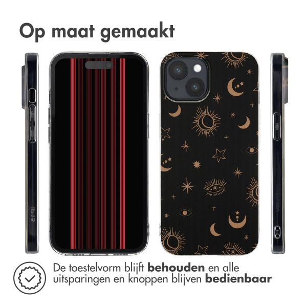 imoshion Design hoesje Apple iPhone 15 - Sky Black Transparent