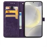 imoshion Mandala Bookcase Samsung Galaxy S25 / S24 - Paars