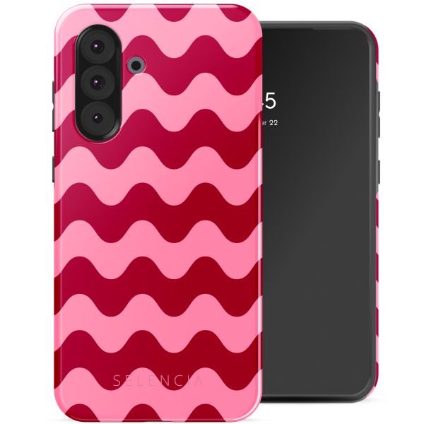 Selencia Vivid Tough Backcover Samsung Galaxy A36 / A56 - Wave Vibes Lipstick